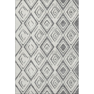 Piper Looms Mayfield Diamond AMF737 Gray Machine Washable Area Rug main image