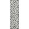 Piper Looms Mayfield Diamond AMF737 Gray Machine Washable Area Rug Runner Main Image