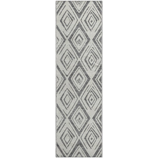 Piper Looms Mayfield Diamond AMF737 Gray Machine Washable Area Rug Runner Main Image