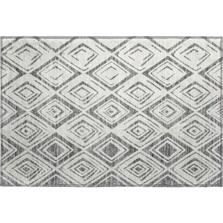 Piper Looms Mayfield Diamond AMF737 Gray Machine Washable Area Rug Scatter Main Image