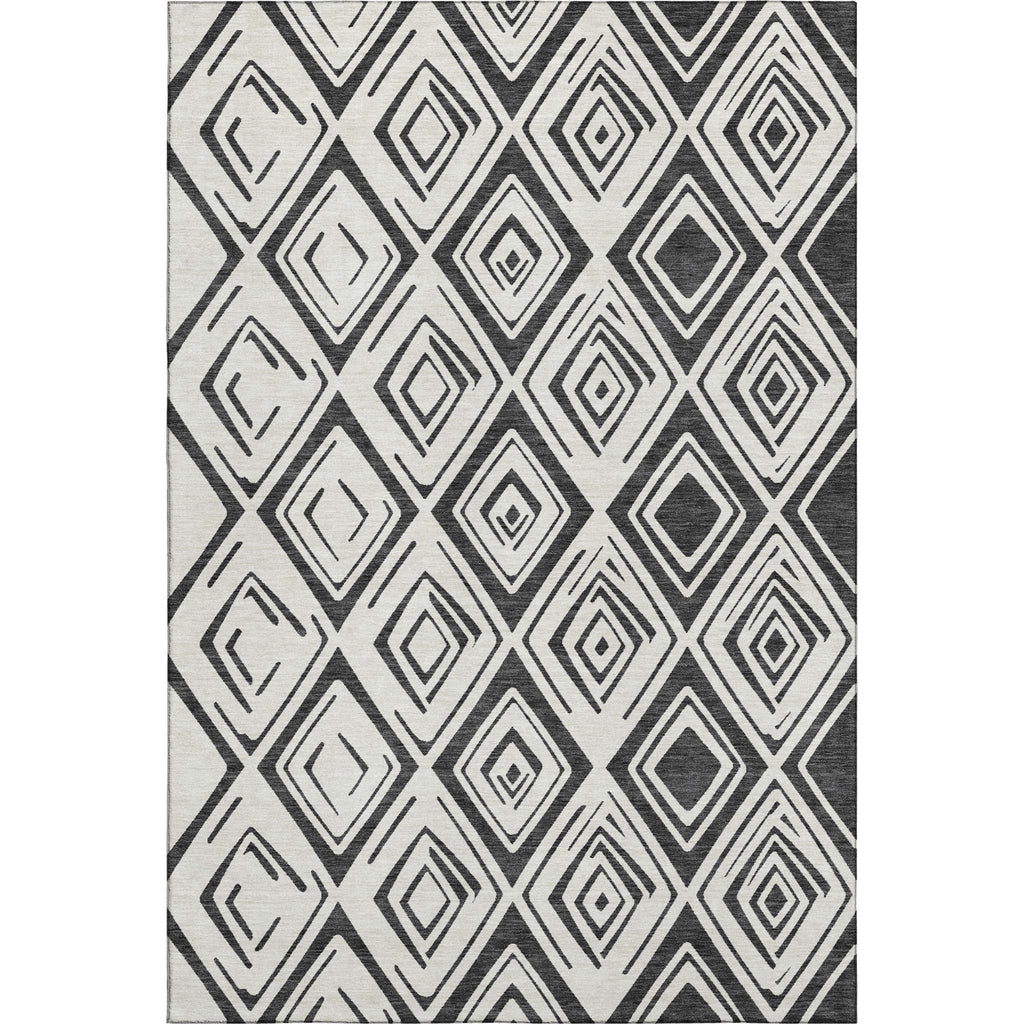 Piper Looms Mayfield Diamond AMF737 Ivory Machine Washable Area Rug main image