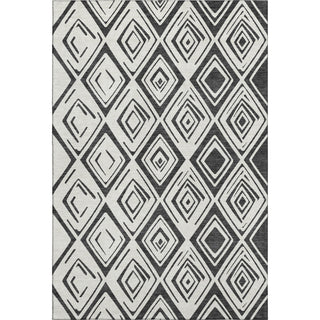 Piper Looms Mayfield Diamond AMF737 Ivory Machine Washable Area Rug main image