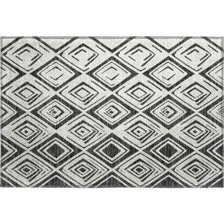 Piper Looms Mayfield Diamond AMF737 Ivory Machine Washable Area Rug Scatter Main Image