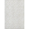 Piper Looms Mayfield Diamond AMF737 Pearl Machine Washable Area Rug main image