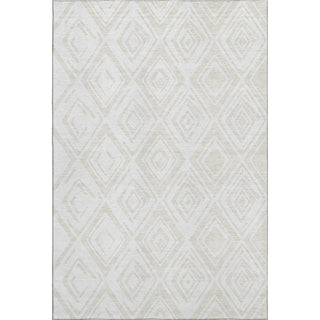 Piper Looms Mayfield Diamond AMF737 Pearl Machine Washable Area Rug main image