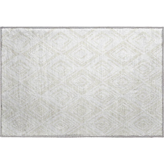 Piper Looms Mayfield Diamond AMF737 Pearl Machine Washable Area Rug Scatter Main Image