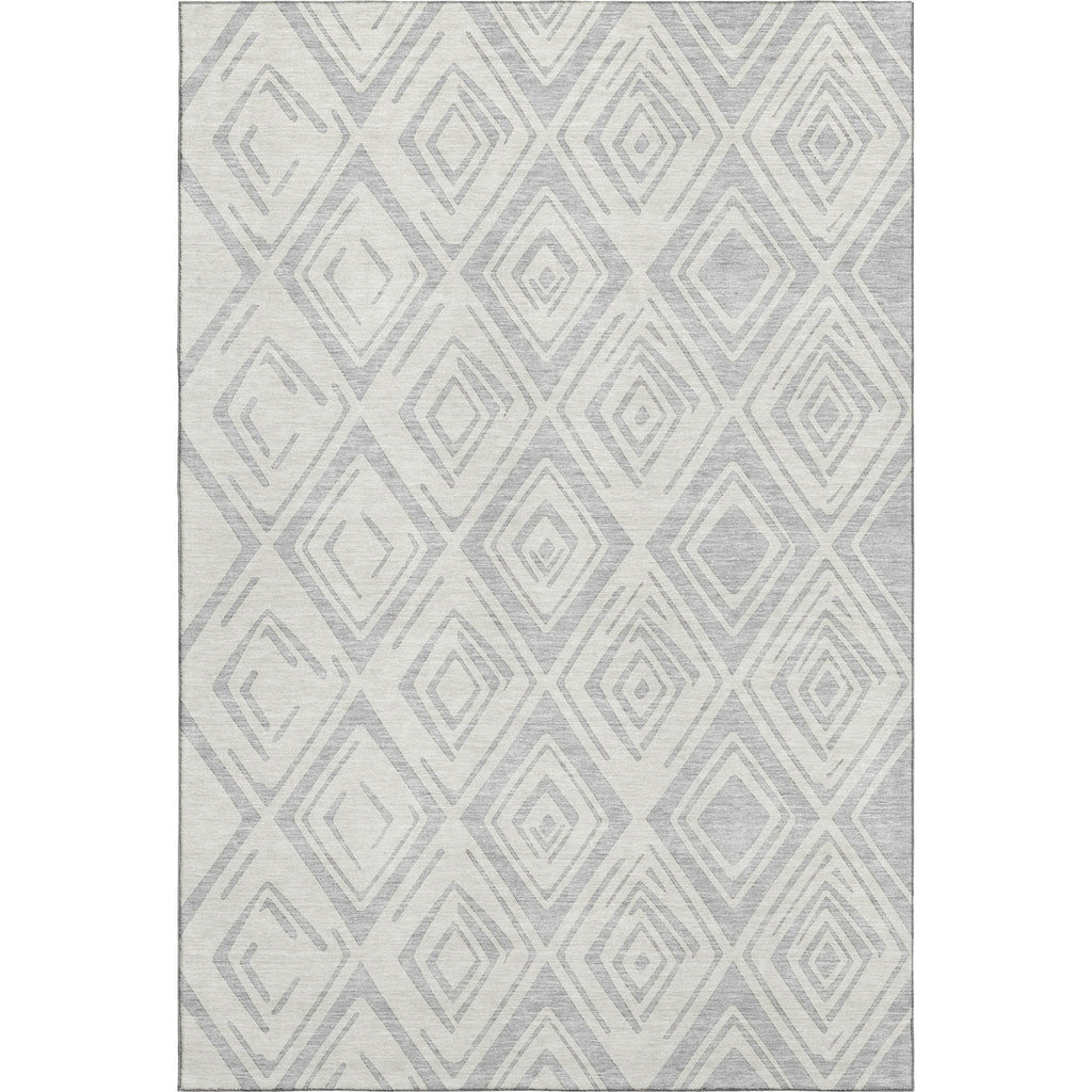Piper Looms Mayfield Diamond AMF737 Pewter Machine Washable Area Rug main image