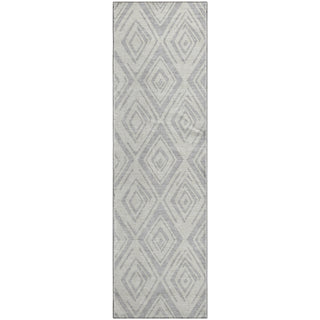 Piper Looms Mayfield Diamond AMF737 Pewter Machine Washable Area Rug Runner Main Image