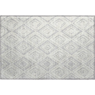 Piper Looms Mayfield Diamond AMF737 Pewter Machine Washable Area Rug Scatter Main Image