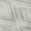 Piper Looms Mayfield Diamond AMF737 Pewter Machine Washable Area Rug Swatch Image
