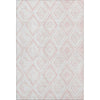 Piper Looms Mayfield Diamond AMF737 Pink Machine Washable Area Rug main image