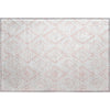 Piper Looms Mayfield Diamond AMF737 Pink Machine Washable Area Rug Scatter Main Image