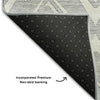 Piper Looms Mayfield Diamond AMF737 Silver Machine Washable Area Rug Backing Image