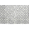 Piper Looms Mayfield Diamond AMF737 Silver Machine Washable Area Rug Scatter Main Image