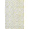 Piper Looms Mayfield Diamond AMF737 Yellow Machine Washable Area Rug main image