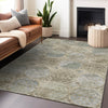 Piper Looms Mayfield Circles AMF738 Beige Machine Washable Area Rug Lifestyle Image Feature