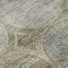 Piper Looms Mayfield Circles AMF738 Beige Machine Washable Area Rug Swatch Image