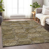Piper Looms Mayfield Circles AMF738 Brown Machine Washable Area Rug Lifestyle Image Feature
