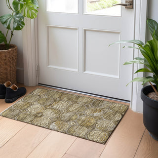 Piper Looms Mayfield Circles AMF738 Brown Machine Washable Area Rug Scatter Lifestyle Image Feature