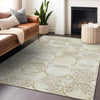 Piper Looms Mayfield Circles AMF738 Ivory Machine Washable Area Rug Lifestyle Image Feature