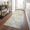 Piper Looms Mayfield Circles AMF738 Ivory Machine Washable Area Rug Runner Lifestyle Image Feature