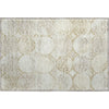 Piper Looms Mayfield Circles AMF738 Ivory Machine Washable Area Rug Scatter Main Image