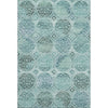 Piper Looms Mayfield Circles AMF738 Teal Machine Washable Area Rug main image