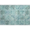 Piper Looms Mayfield Circles AMF738 Teal Machine Washable Area Rug Scatter Main Image