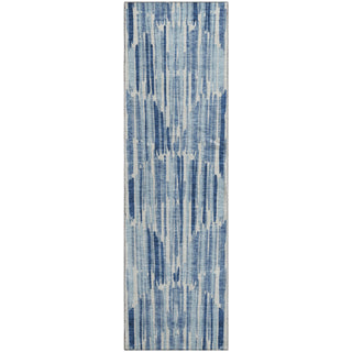 Piper Looms Mayfield Lines AMF739 Blue Machine Washable Area Rug Runner Main Image