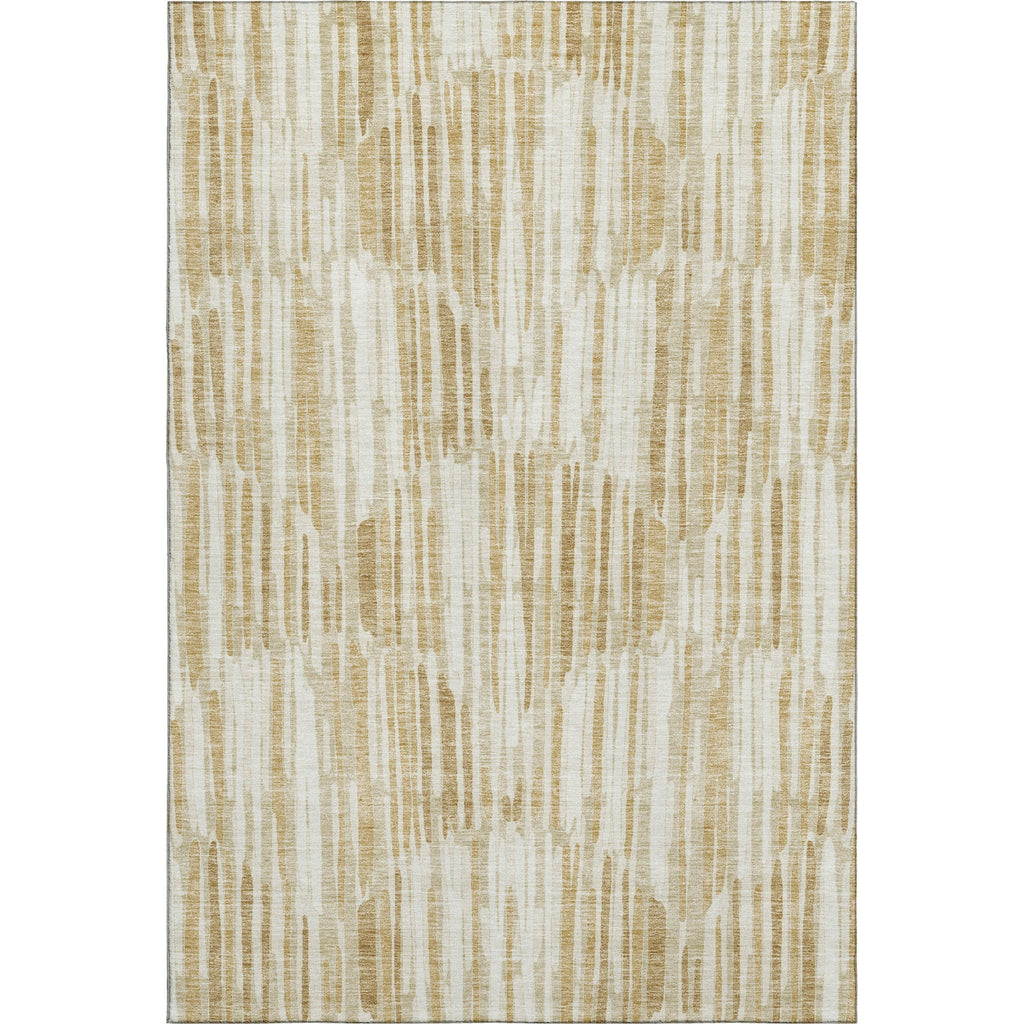 Piper Looms Mayfield Lines AMF739 Gold Machine Washable Area Rug main image