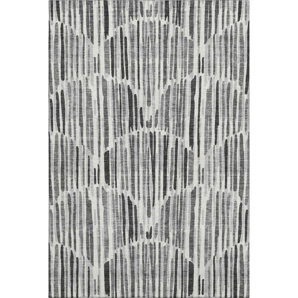 Piper Looms Mayfield Lines AMF739 Gray Machine Washable Area Rug main image