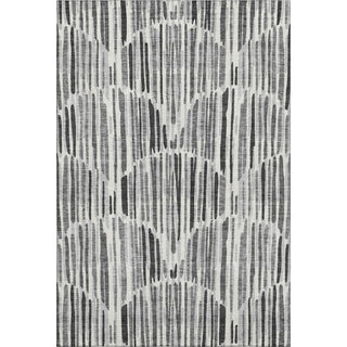 Piper Looms Mayfield Lines AMF739 Gray Machine Washable Area Rug main image