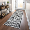 Piper Looms Mayfield Lines AMF739 Gray Machine Washable Area Rug Runner Lifestyle Image Feature