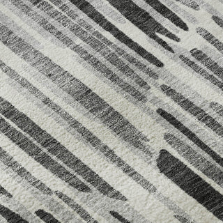 Piper Looms Mayfield Lines AMF739 Gray Machine Washable Area Rug Swatch Image