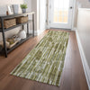 Piper Looms Mayfield Lines AMF739 Olive Machine Washable Area Rug Runner Lifestyle Image Feature