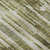 Piper Looms Mayfield Lines AMF739 Olive Machine Washable Area Rug Swatch Image