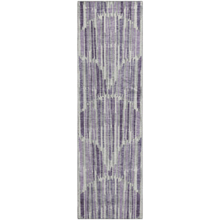 Piper Looms Mayfield Lines AMF739 Purple Machine Washable Area Rug Runner Main Image