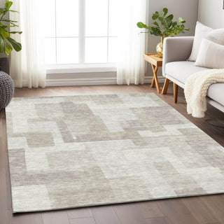 Piper Looms Mayfield Modern AMF740 Beige Machine Washable Area Rug Lifestyle Image Feature