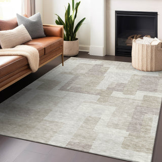 Piper Looms Mayfield Modern AMF740 Beige Machine Washable Area Rug Lifestyle Image Feature
