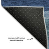 Piper Looms Mayfield Modern AMF740 Blue Machine Washable Area Rug Backing Image