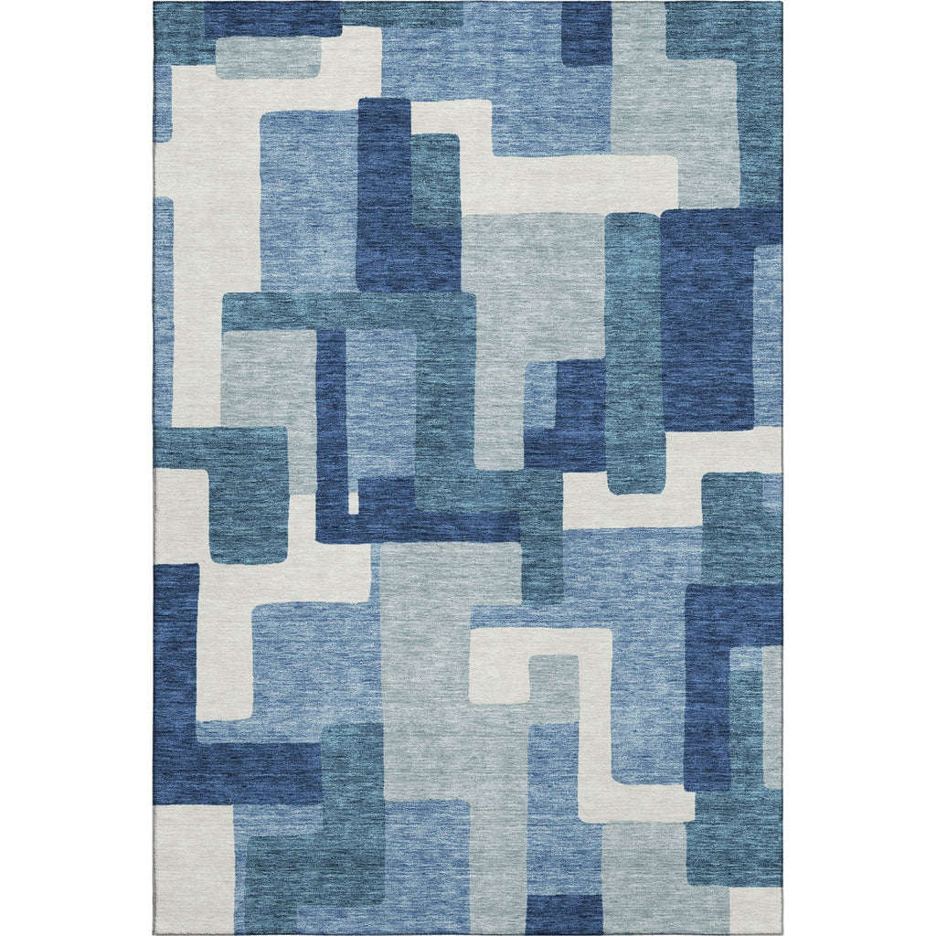 Piper Looms Mayfield Modern AMF740 Blue Machine Washable Area Rug main image