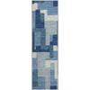 Piper Looms Mayfield Modern AMF740 Blue Machine Washable Area Rug Runner Main Image