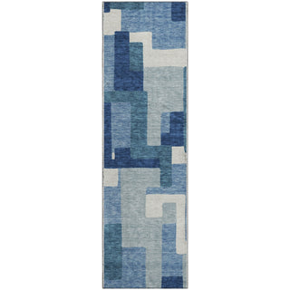 Piper Looms Mayfield Modern AMF740 Blue Machine Washable Area Rug Runner Main Image