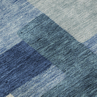 Piper Looms Mayfield Modern AMF740 Blue Machine Washable Area Rug Swatch Image