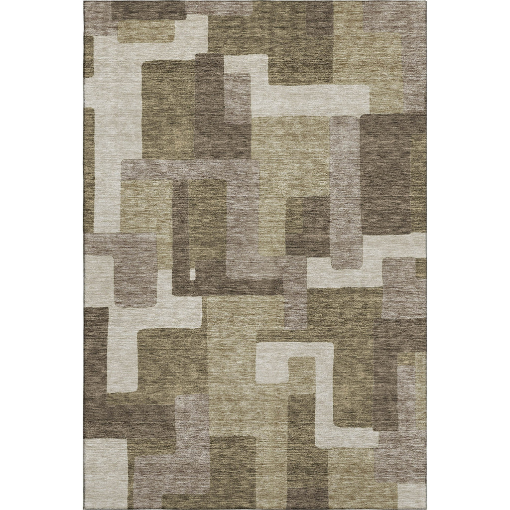 Piper Looms Mayfield Modern AMF740 Brown Machine Washable Area Rug main image