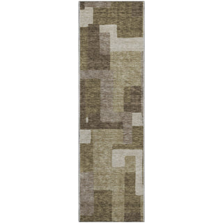 Piper Looms Mayfield Modern AMF740 Brown Machine Washable Area Rug Runner Main Image