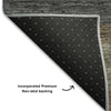 Piper Looms Mayfield Modern AMF740 Chocolate Machine Washable Area Rug Backing Image