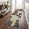 Piper Looms Mayfield Modern AMF740 Chocolate Machine Washable Area Rug Runner Lifestyle Image Feature