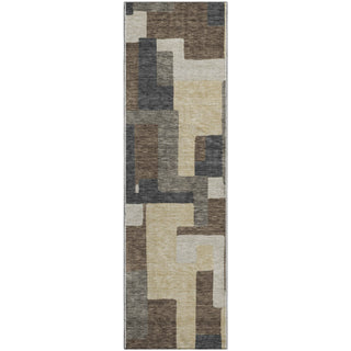 Piper Looms Mayfield Modern AMF740 Chocolate Machine Washable Area Rug Runner Main Image