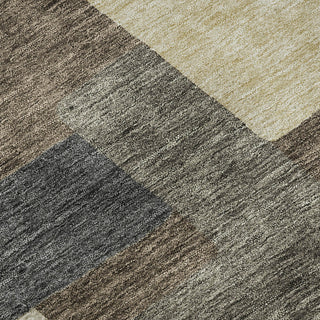 Piper Looms Mayfield Modern AMF740 Chocolate Machine Washable Area Rug Swatch Image